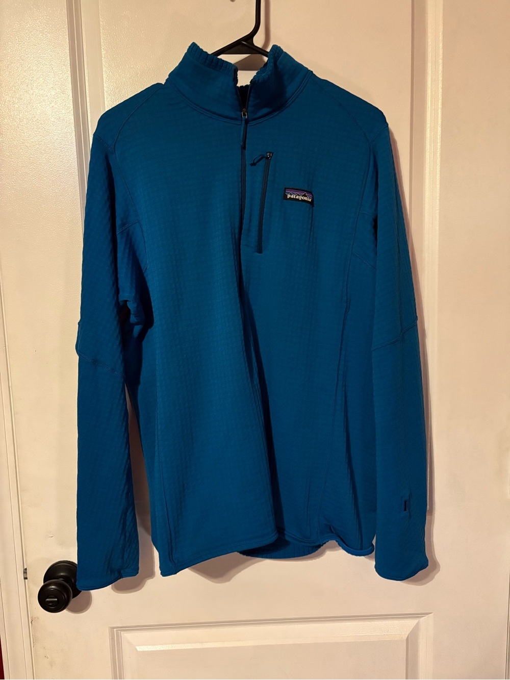 Patagonia Men’s Teal Blue Lightweight Half-Zip Pullover